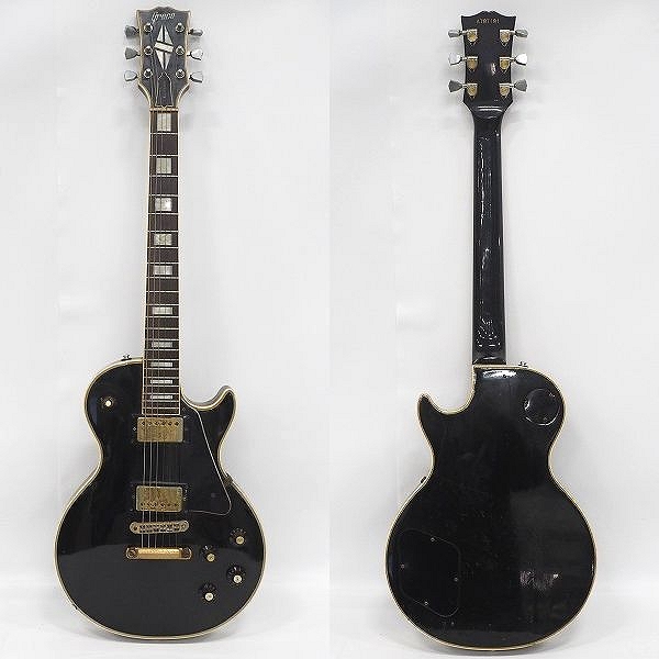 実際に弊社で買取させて頂いた★【難有り】Greco/グレコ レスポールカスタムType エレキギター 1979年製 ジャパンビンテージ ソフトケース付の画像 1枚目