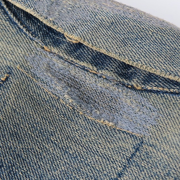 実際に弊社で買取させて頂いたLEVIS/リーバイス 506XX 1st/ファースト 針あり シンチバック/ボタン裏ツープロング ヴィンテージ デニムジャケットの画像 8枚目