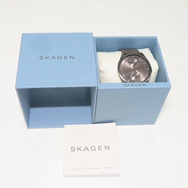 実際に弊社で買取させて頂いたSKAGEN/スカーゲン 腕時計/ウォッチ ブラック SKW6180の画像 6枚目