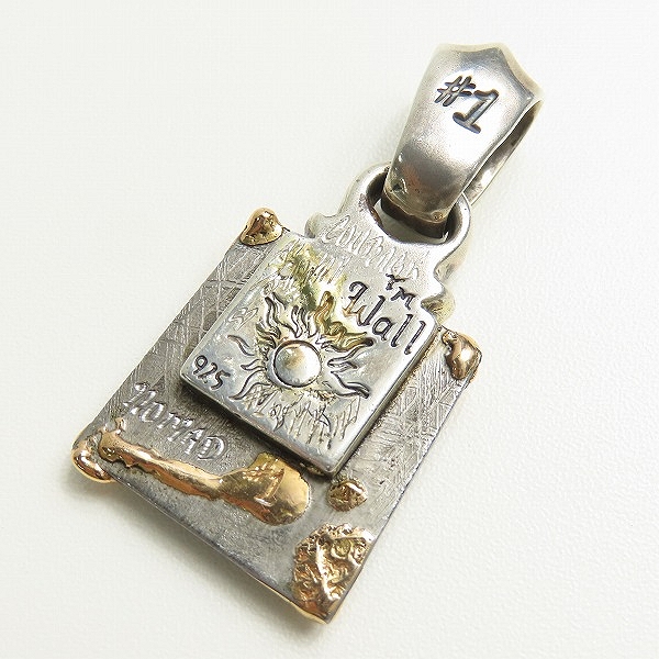 実際に弊社で買取させて頂いたBWL/BILL WALL LEATHER/ビルウォールレザー 18Kゴールドサダー  ペンダントトップ