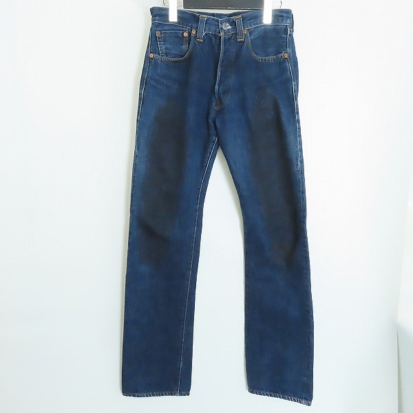 実際に弊社で買取させて頂いたLEVI'S/リーバイス 501XX 復刻 刻印555 ビッグE 赤耳 米国製 デニムパンツ 47501-0117/W32L36