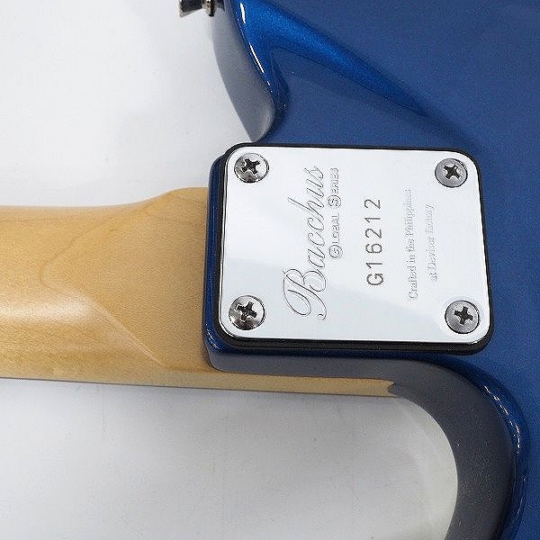 実際に弊社で買取させて頂いた★【難有り】Bacchus/バッカス BTL-650/R DLPB テレキャスターType エレキギター ギグケース付の画像 8枚目