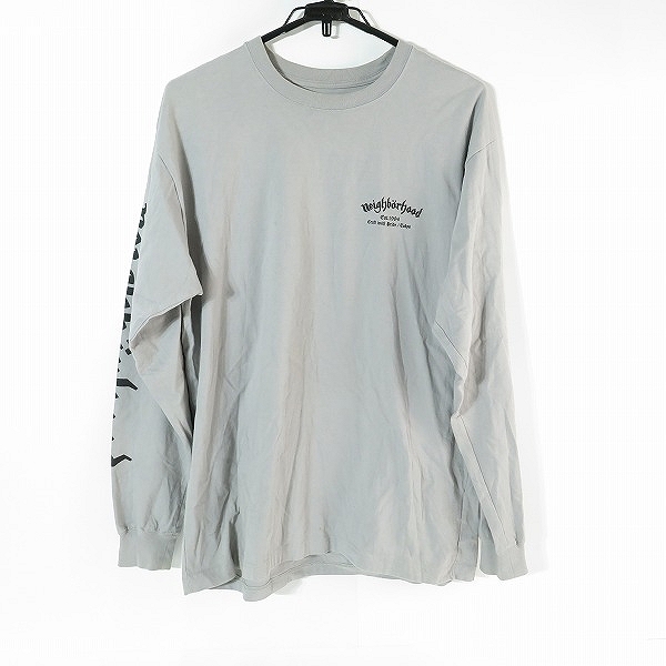 実際に弊社で買取させて頂いたNEIGHBORHOOD×Motorhead/ネイバーフッド×モーターヘッド 長袖Tシャツ グレー