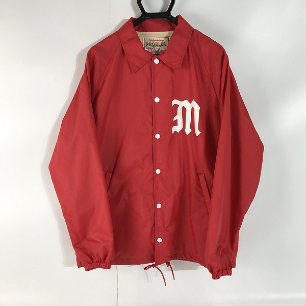 実際に弊社で買取させて頂いたSiant michael/セントマイケル 23SS COACH JACKET レッド SM-S23-0000-067/M