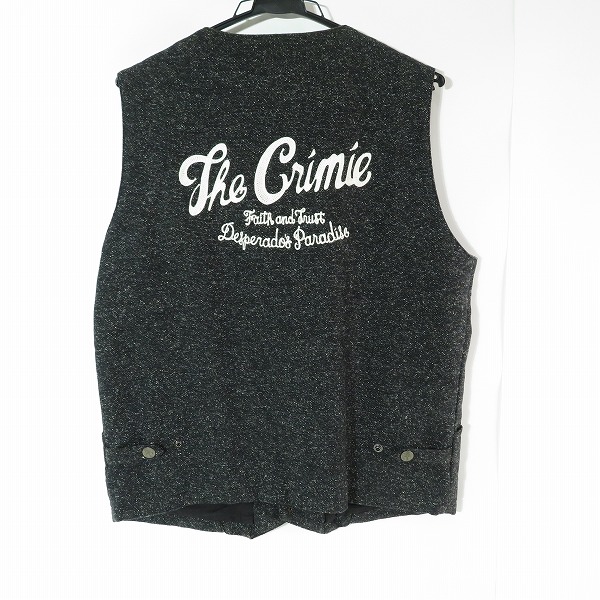 実際に弊社で買取させて頂いたTHE CRIMIE/クライミー ロゴ 刺繍 ベスト/Lの画像 1枚目