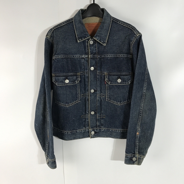 実際に弊社で買取させて頂いたLEVIS/リーバイス 71507XX/J02刻印/ビッグE デニムジャケット/Gジャン/38
