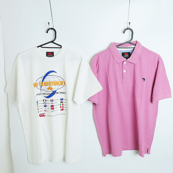 実際に弊社で買取させて頂いたCANTERBURY/カンタベリー 半袖Tシャツ/ポロシャツ 2点セット