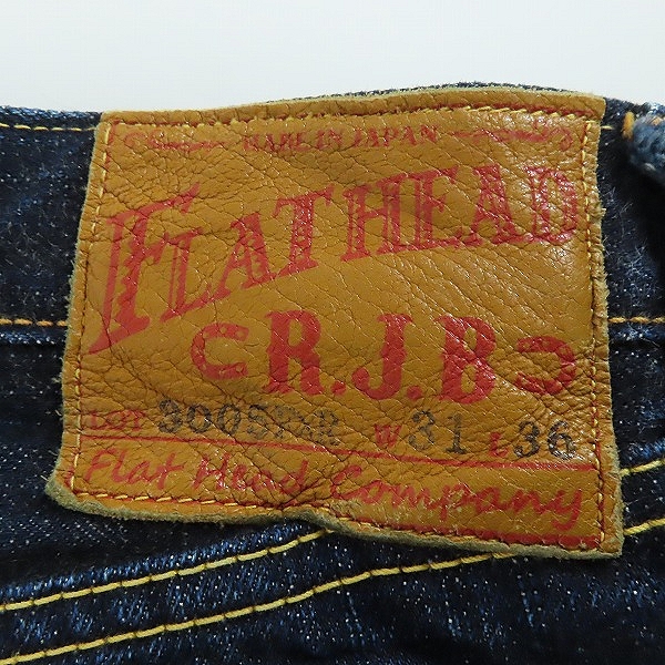 実際に弊社で買取させて頂いたTHE FLAT HEAD/フラットヘッド ボタンフライ デニムパンツ/ジーンズ/31の画像 2枚目