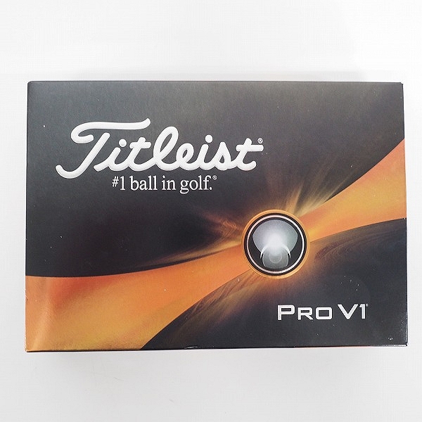 実際に弊社で買取させて頂いた【未使用】Titleist/タイトリスト PRO V1 ゴルフボール ホワイト 1ダースの画像 2枚目