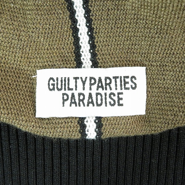 実際に弊社で買取させて頂いたWACKO MARIA/ワコマリア GUILTY PARTIES シルク/レーヨン混 カーディガン/Mの画像 3枚目