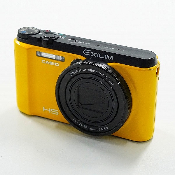 実際に弊社で買取させて頂いたCASIO/カシオ EXILIM EX-ZR1100 イエロー コンパクトデジタルカメラ 簡易動作確認済み