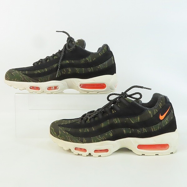実際に弊社で買取させて頂いたNIKE/ナイキ エアマックス 95 WIP "カーハート" ブラック/トータルオレンジ セイル AV3866-001/27.5の画像 3枚目