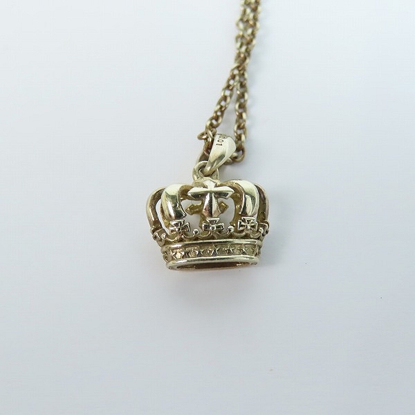 実際に弊社で買取させて頂いた【ギャラ付き】Justin Davis/ジャスティンデイビス Diadem Star クラウンネックレス GOLD FINISH/SNJ823の画像 2枚目