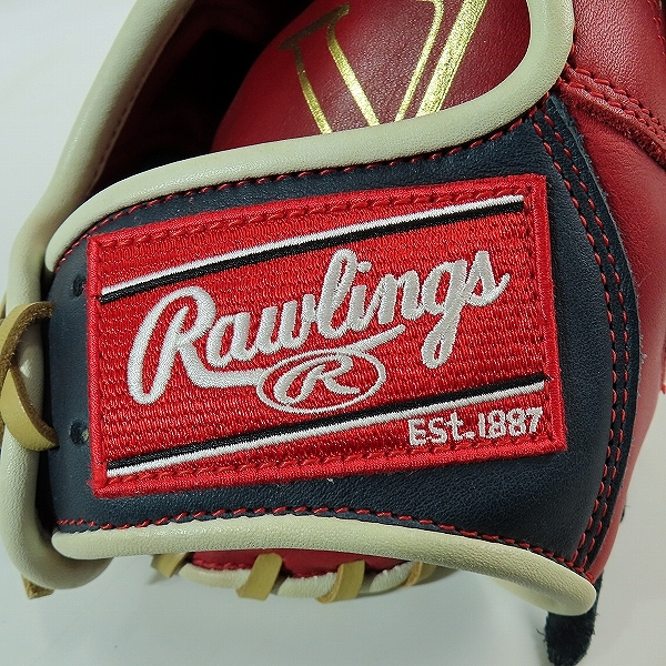 実際に弊社で買取させて頂いたRawlings/ローリングス ハイパーテック GR1HTCN55W 軟式/オールラウンド用 野球グローブの画像 4枚目