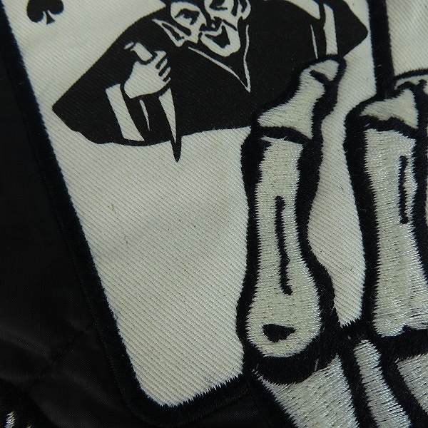 実際に弊社で買取させて頂いたHYSTERIC GLAMOUR/ヒステリックグラマー KINGアンドQUEENキルティングブルゾン  02223AB05 XLの画像 7枚目