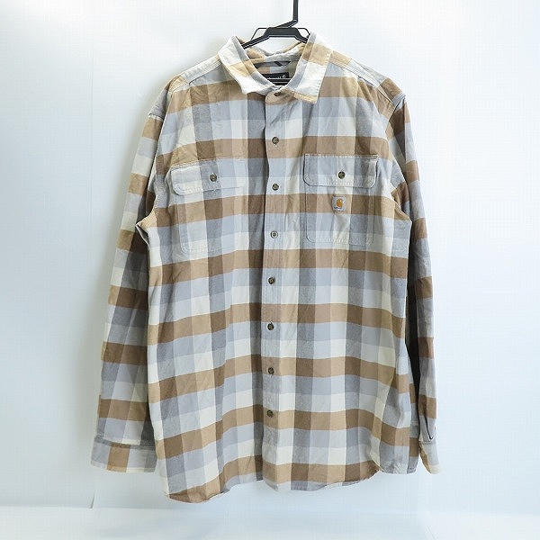 実際に弊社で買取させて頂いたCarhartt/カーハート チェック柄 フランネルシャツ L