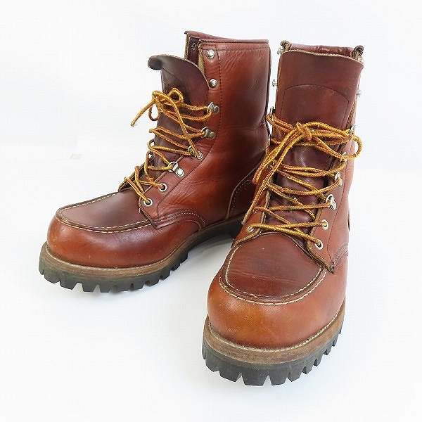 実際に弊社で買取させて頂いたRED WING/レッドウィング ヴィンテージ/ビンテージ 四角犬タグ ブーツ/9EE