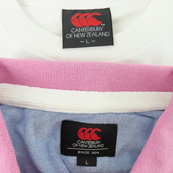 実際に弊社で買取させて頂いたCANTERBURY/カンタベリー 半袖Tシャツ/ポロシャツ 2点セットの画像 2枚目