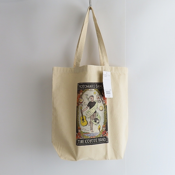 実際に弊社で買取させて頂いた【未使用】佐野元春×BEAMS/ビームス 40TH THE COYOTE BANデザイン トートバッグ