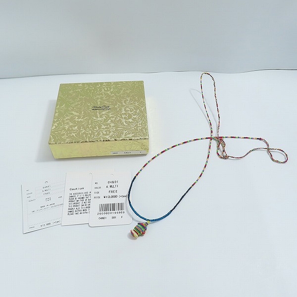 実際に弊社で買取させて頂いたUNDERCOVERISM/アンダーカバーイズム FFシルクネックレス O4N01 の画像 6枚目