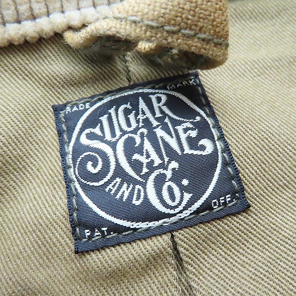 実際に弊社で買取させて頂いたSUGAR CANE/シュガーケーン 襟コーデュロイ ジャケット/40の画像 2枚目