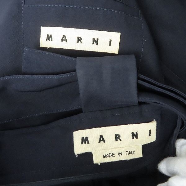 実際に弊社で買取させて頂いたMARNI/マルニ ジャケット/パンツ/セットアップ M05BN0028 S47587/M05KA0037 S47589 48/46の画像 2枚目