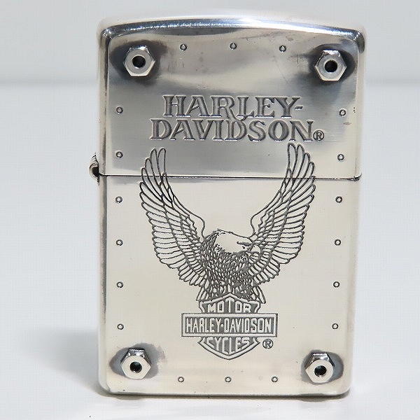 実際に弊社で買取させて頂いたZIPPO/ジッポー HARLEY-DAVIDSON/ハーレーダビッドソン MILWAUKEE IRON ナット/イーグル/2001年製