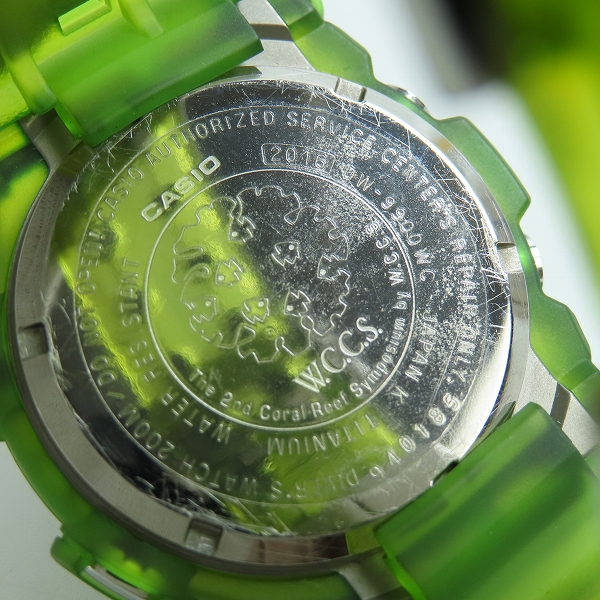 実際に弊社で買取させて頂いたG-SHOCK/Gショック フロッグマン WCCS サンゴ礁 DW-9900WC-2Tの画像 3枚目