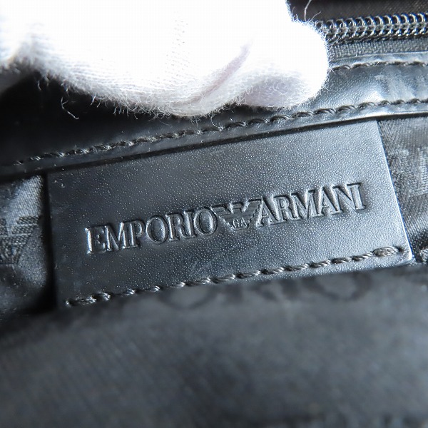 実際に弊社で買取させて頂いたEMPORIO ARMANI/エンポリオアルマーニ イーグルロゴ 総柄 ショルダーバッグの画像 5枚目