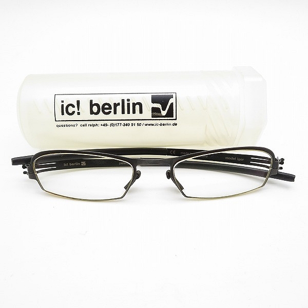 実際に弊社で買取させて頂いたic! berlin/アイシーベルリン model igor メガネフレーム/眼鏡/アイウェアの画像 9枚目
