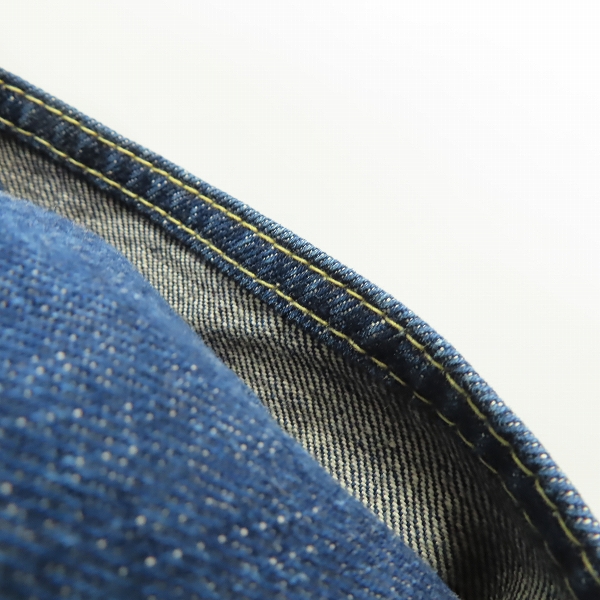 実際に弊社で買取させて頂いたLEVI'S/リーバイス 60s頃 ヴィンテージ 両面BIG E 均等V 刻印W/W50L34の画像 6枚目