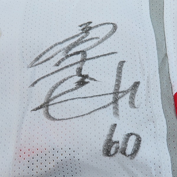実際に弊社で買取させて頂いたゼット×ビームス 東京ヤクルトスワローズ ホーム レプリカユニフォーム  YSRP3W/XLの画像 5枚目