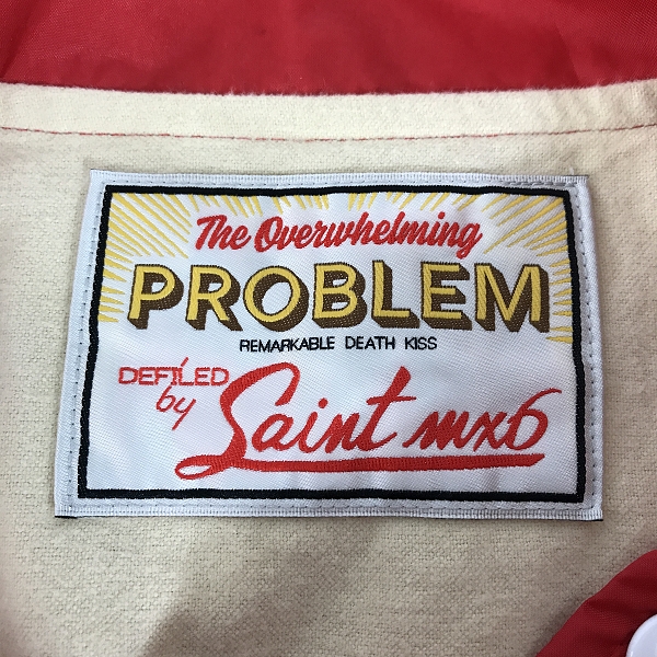 実際に弊社で買取させて頂いたSiant michael/セントマイケル 23SS COACH JACKET レッド SM-S23-0000-067/Mの画像 2枚目