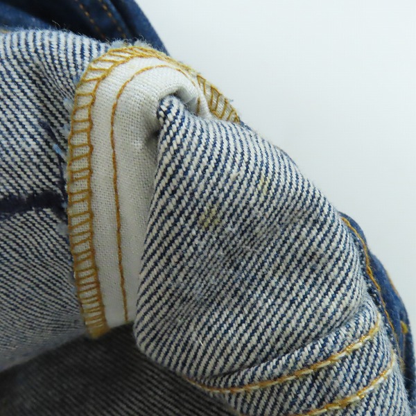実際に弊社で買取させて頂いたLEVI'S×ROLLING STONES/リーバイス×ローリングストーンズ 90s USA製 UOODOO LOUNGE デニムジャケット 70506-0216 /40の画像 8枚目