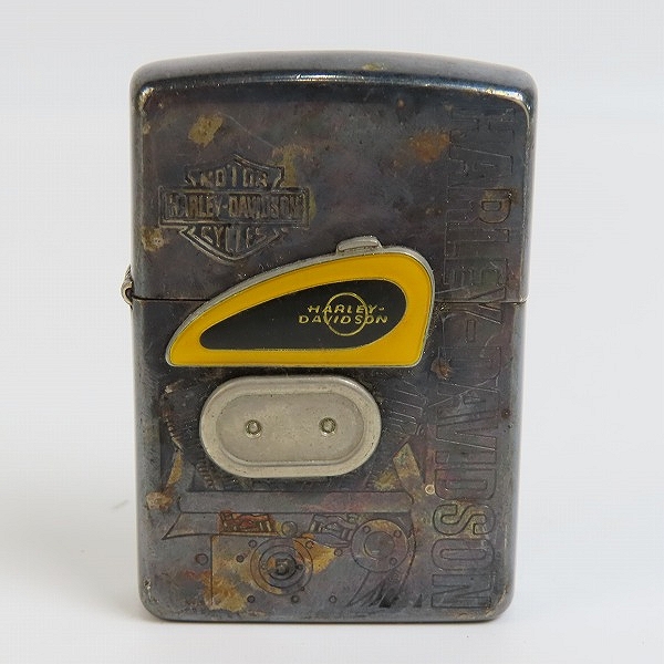 実際に弊社で買取させて頂いたZIPPO/ジッポー HARLEY DAVIDSON/ハーレーダビッドソン タンク  イエロー 1995年製