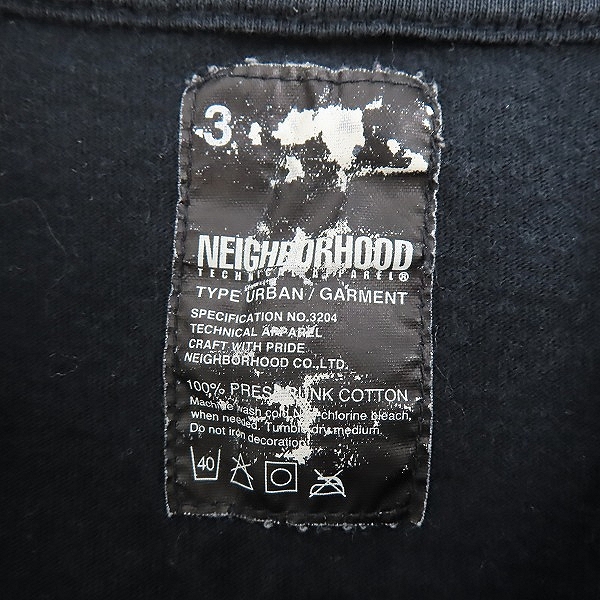 実際に弊社で買取させて頂いたNEIGHBORHOOD/ネイバーフッド STRAIGHT TO HELL  BOYS Tシャツ/3の画像 2枚目