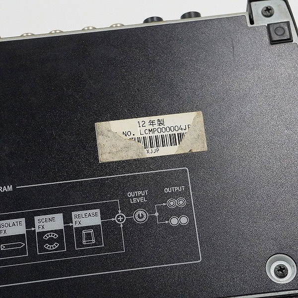 実際に弊社で買取させて頂いたPioneer/パイオニア RMX-1000 REMIX STATION 2012年製 DJ エフェクター サンプラー 動作未確認の画像 8枚目