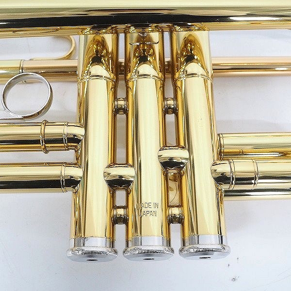 実際に弊社で買取させて頂いた【美品】YAMAHA/ヤマハ YTR-1335/YTR1335 トランペット ゴールド ハードケース付の画像 7枚目