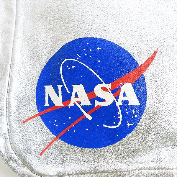 実際に弊社で買取させて頂いたCOXCOMB × BEAMS× NASA/コックスコーム×ビームス×ナサ Planets/プラネッツ ゴートレザー トートバッグ の画像 6枚目