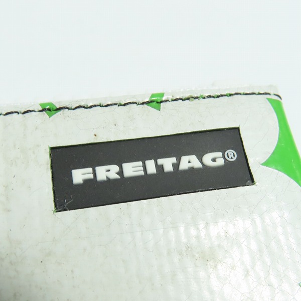 実際に弊社で買取させて頂いたFREITAG/フライターグ F05 BLAIR/ブレア ポーチ/小銭入れ ライトグリーン/ホワイトの画像 3枚目