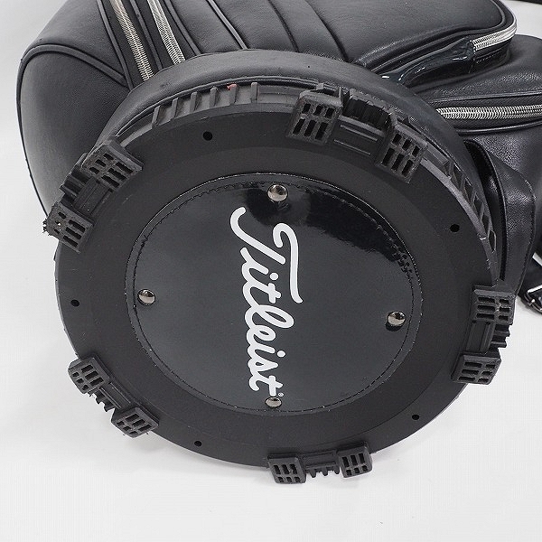 実際に弊社で買取させて頂いたTitleist/タイトリスト CB042 パフォーマンススポーツ 9.5型 8分割キャディバッグ ブラックの画像 7枚目