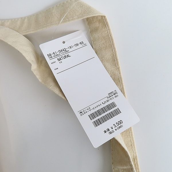 実際に弊社で買取させて頂いた【未使用】佐野元春×BEAMS/ビームス 40TH THE COYOTE BANデザイン トートバッグの画像 9枚目