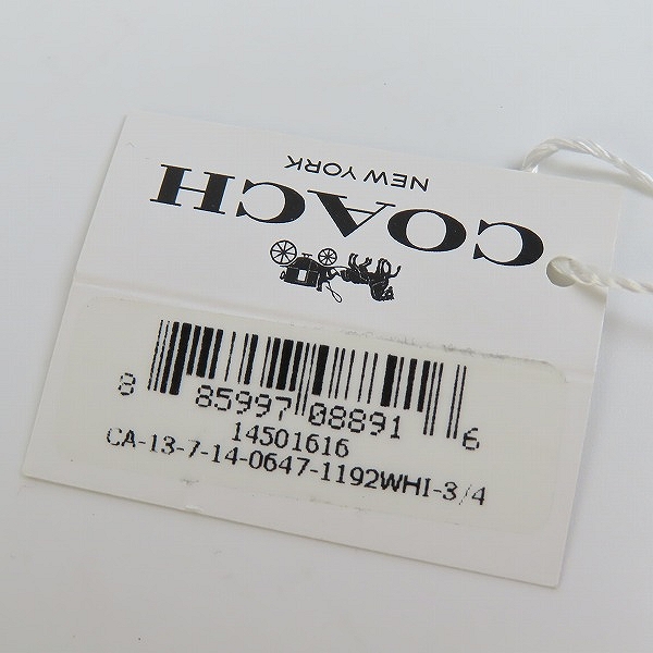 実際に弊社で買取させて頂いたCOACH/コーチ アナログ クォーツ ウォッチ/腕時計 CA 13.7.14.0647【動作未確認】の画像 5枚目