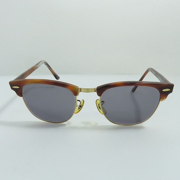 実際に弊社で買取させて頂いたRay-ban/レイバン 90s B＆L/ボシュロム社製 クラブマスター2 W1117 サングラスの画像 1枚目