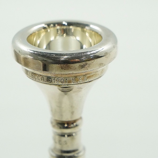 実際に弊社で買取させて頂いたJ.MARCINKIEWICZ/マーシンキウィッツ ET 1 B PEEBLES トロンボーン用 マウスピースの画像 4枚目