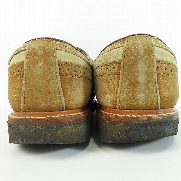 実際に弊社で買取させて頂いたR.J.B FLAT HEAD/フラットヘッド スエード レザー シューズ/9の画像 1枚目