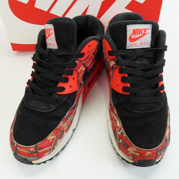 実際に弊社で買取させて頂いたNIKE×atmos/ナイキ×アトモス AIR MAX 90 PRNT エアマックス90 AQ0926-001/25