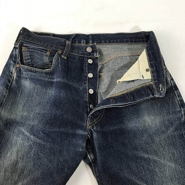 実際に弊社で買取させて頂いたLEVIS/リーバイス 501XX 米国製 555刻印/バレンシア工場 ビッグE デニムパンツ/ジーンズ 501-0004/W33の画像 6枚目