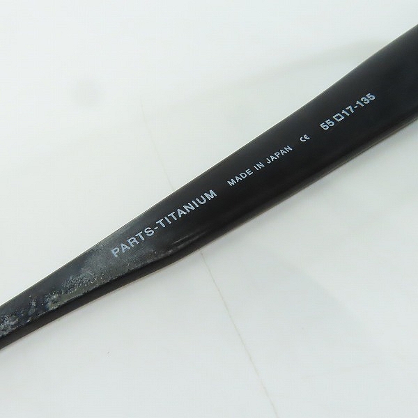 実際に弊社で買取させて頂いたSAMURAI SHO/サムライ翔 チタンフレーム メガネフレーム/アイウェア フルリム/S09-J1＃1の画像 7枚目