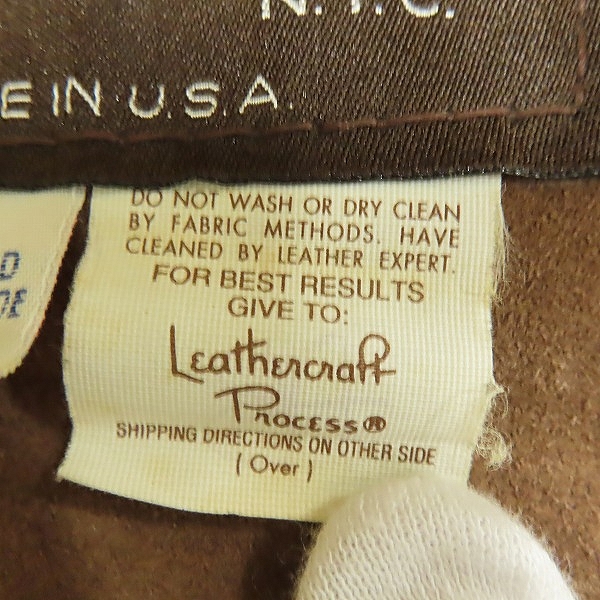 実際に弊社で買取させて頂いたSchott/ショット ムートン ダブル ライダースジャケット 40の画像 3枚目